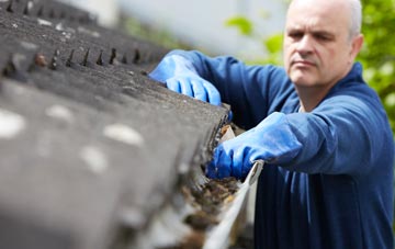 cleaning and inspecting Upper Hamnish roofs